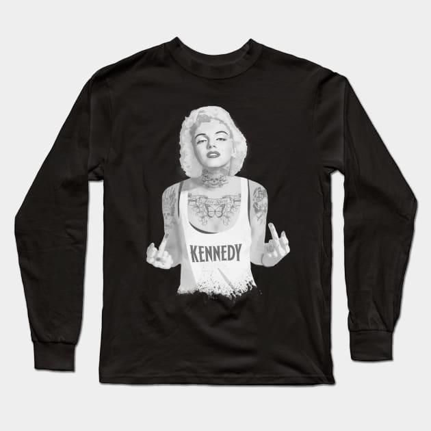 Marilyn Monroe Long Sleeve T-Shirt by BibeSanchez0